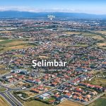 Șelimbăr imobiliare – vedere aeriană cu zona rezidențială și apropierea de Sibiu