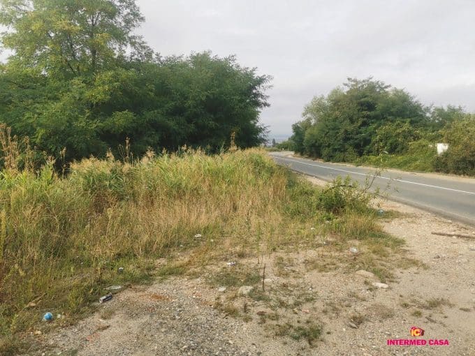 Vedere panoramica teren de vanzare in Bavaria Sibiu zona Dealul Daii