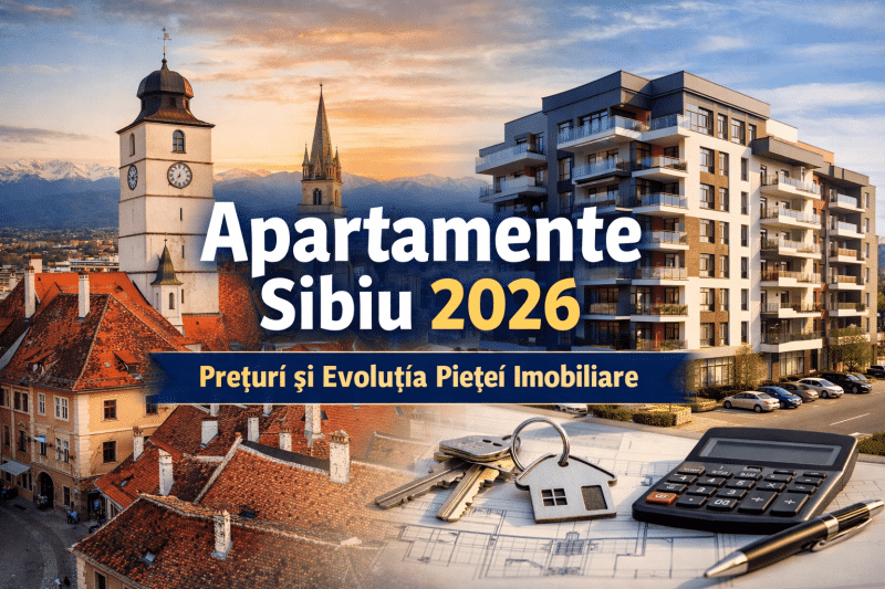 Apartamente din Sibiu – imagine ilustrativă despre prețurile apartamentelor în Sibiu în 2026