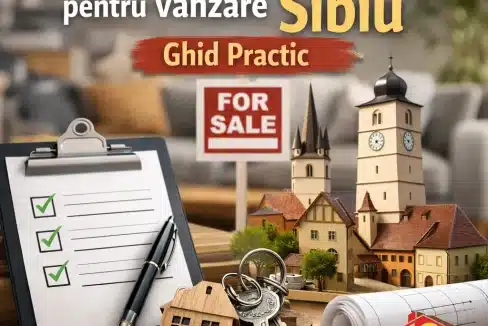 Cum pregatesti apartamentul pentru vanzare Sibiu – living ordonat si luminos